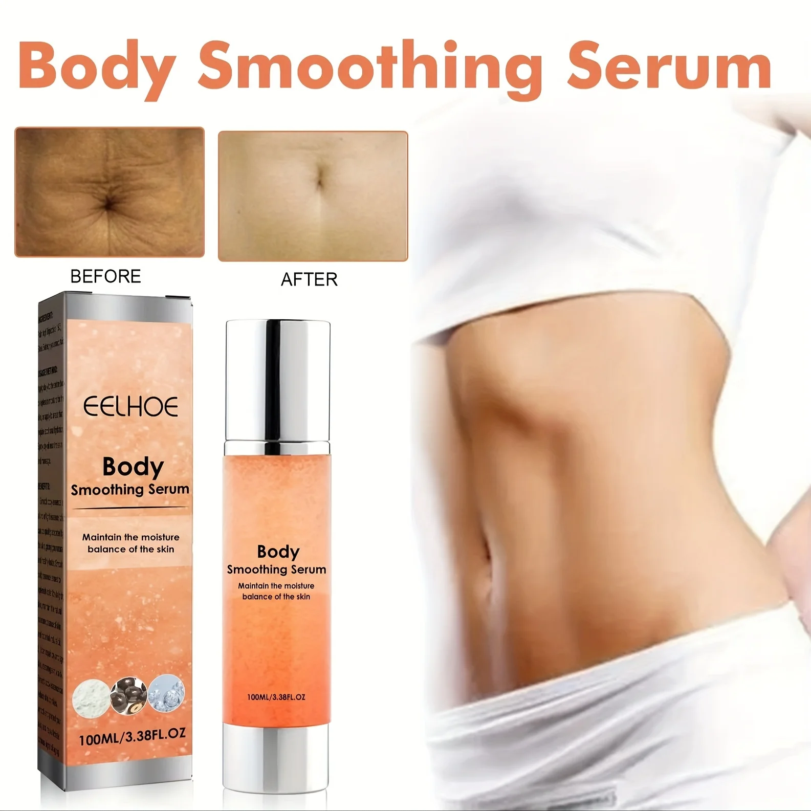 

Smooth body essence, moisturize, nourish and lighten dull skin