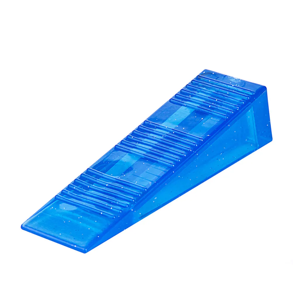 Creative Crystal Blue Finger Protector Door Stopper Flexible Windproof Anti-Slip Door Holder Scratch Resistant for Wood Metal