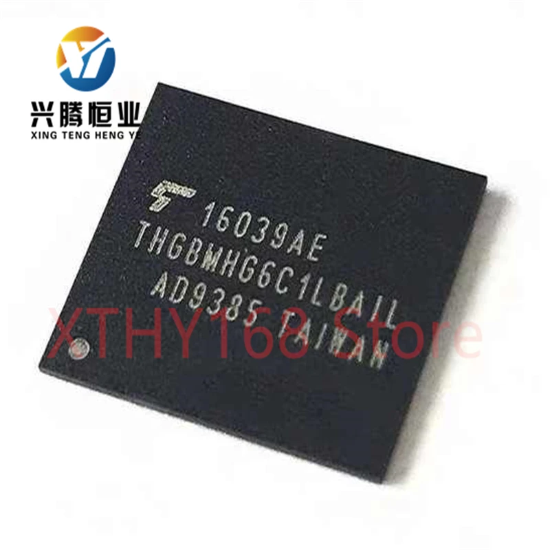 오리지널 THGBMHG6C1LBAIL IC 플래시, EMMC 153WFBGA, 64Gbit, 로트당 5 개