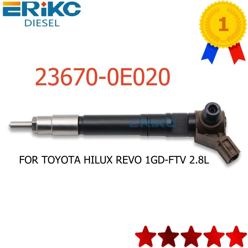 23670-0E020 NEW DIESEL FUEL INJECTOR 23670-0E010 Nozzle 236700E010 FOR TOYOTA HILUX REVO 1GD-FTV 2.8L 236700E020