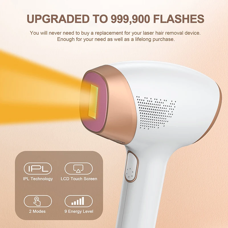3in1 Laser Hair Removal 999900 Flash IPL Epilator Sapphire Cool Rejuvenation Acne Treatment Permanent Hair Removal Free Shipping