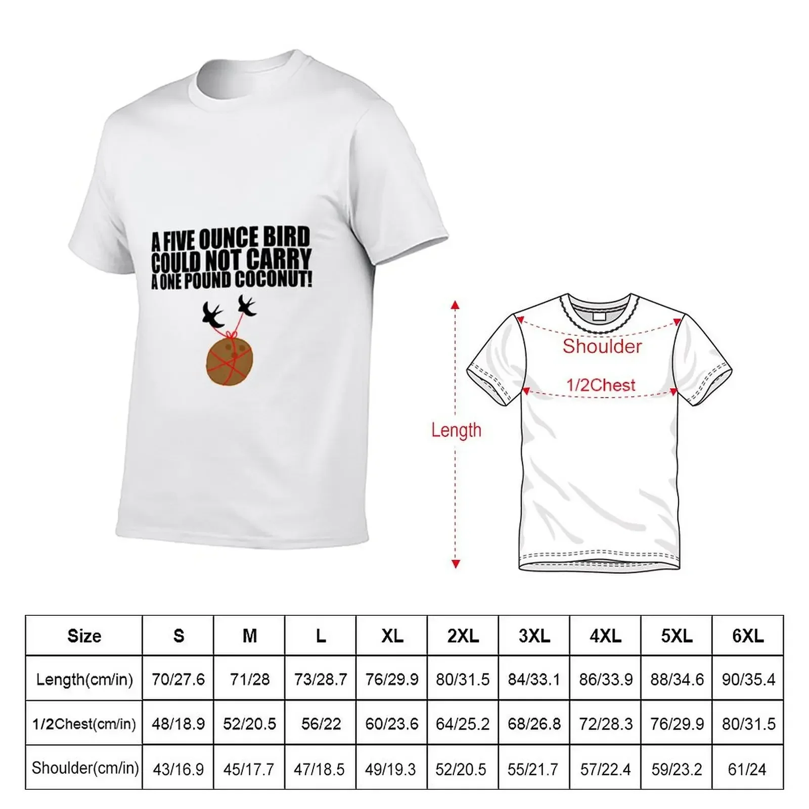 Coconuts Do Not Migrate T-Shirt summer tops korean fashion anime t shirts big and tall t shirts for men