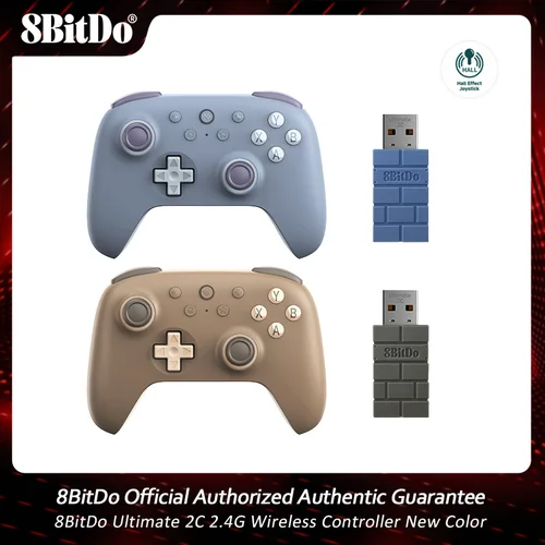 8BitDo Ultimate 2C controlador de juego inalámbrico nuevo Color Gamepad Joystick para PC Windows 10/11 Steam Deck Raspberry Pi Android