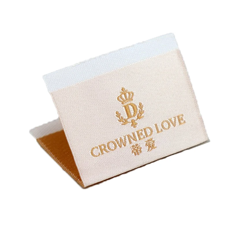 ป้ายปกเสื้อผ้าแบบกําหนดเอง, ป้ายผ้าปักซักได้, ป้ายทอสําหรับเสื้อผ้า