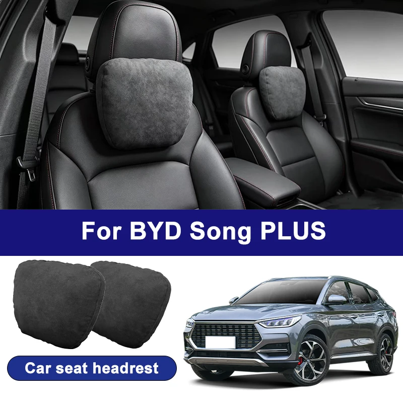 

For BYD Song PLUS car headrests, soft universal adjustable car seat pillows, car neck pillow cushions, car accessories