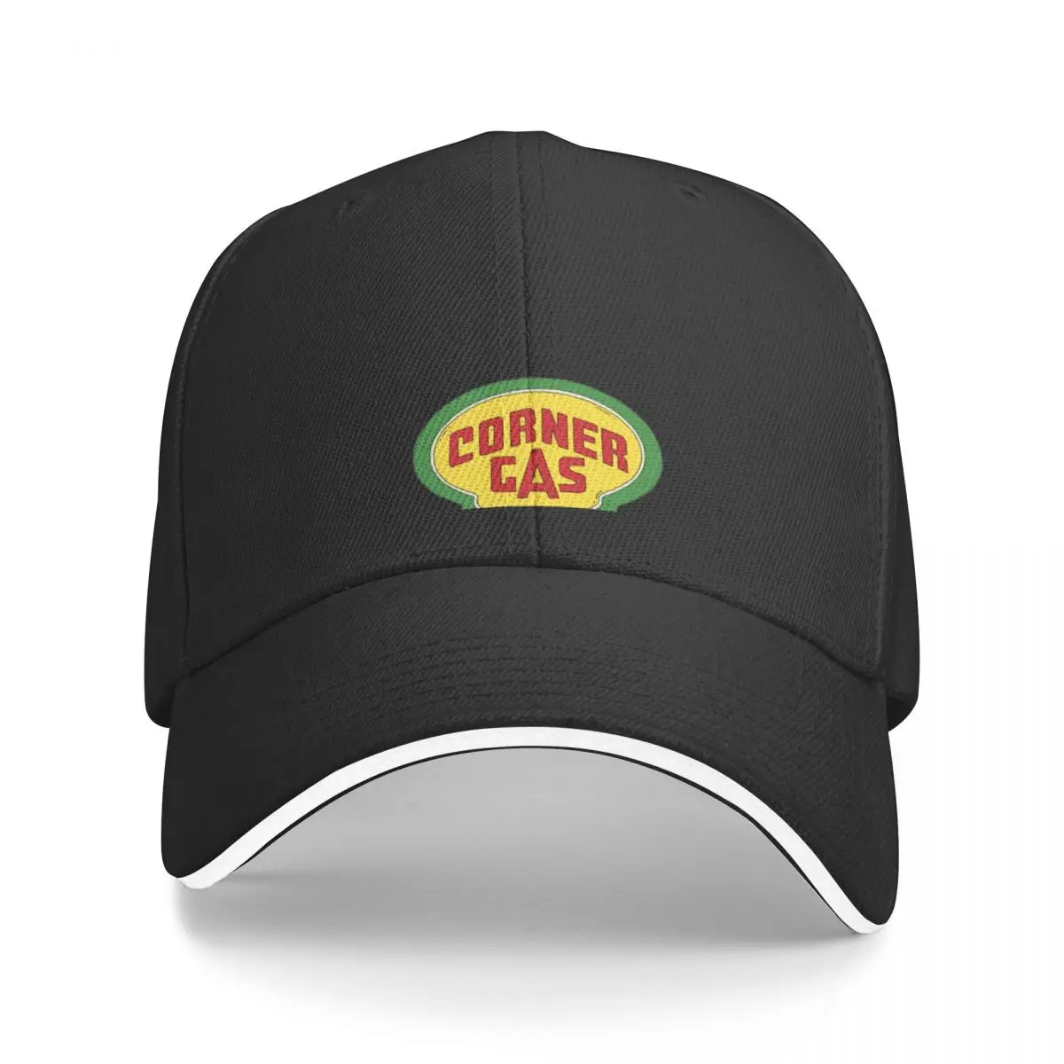 Corner Gas Logo Wwhite Text Essential Baseball Cap summer hat Vintage Luxury Brand Women Men's