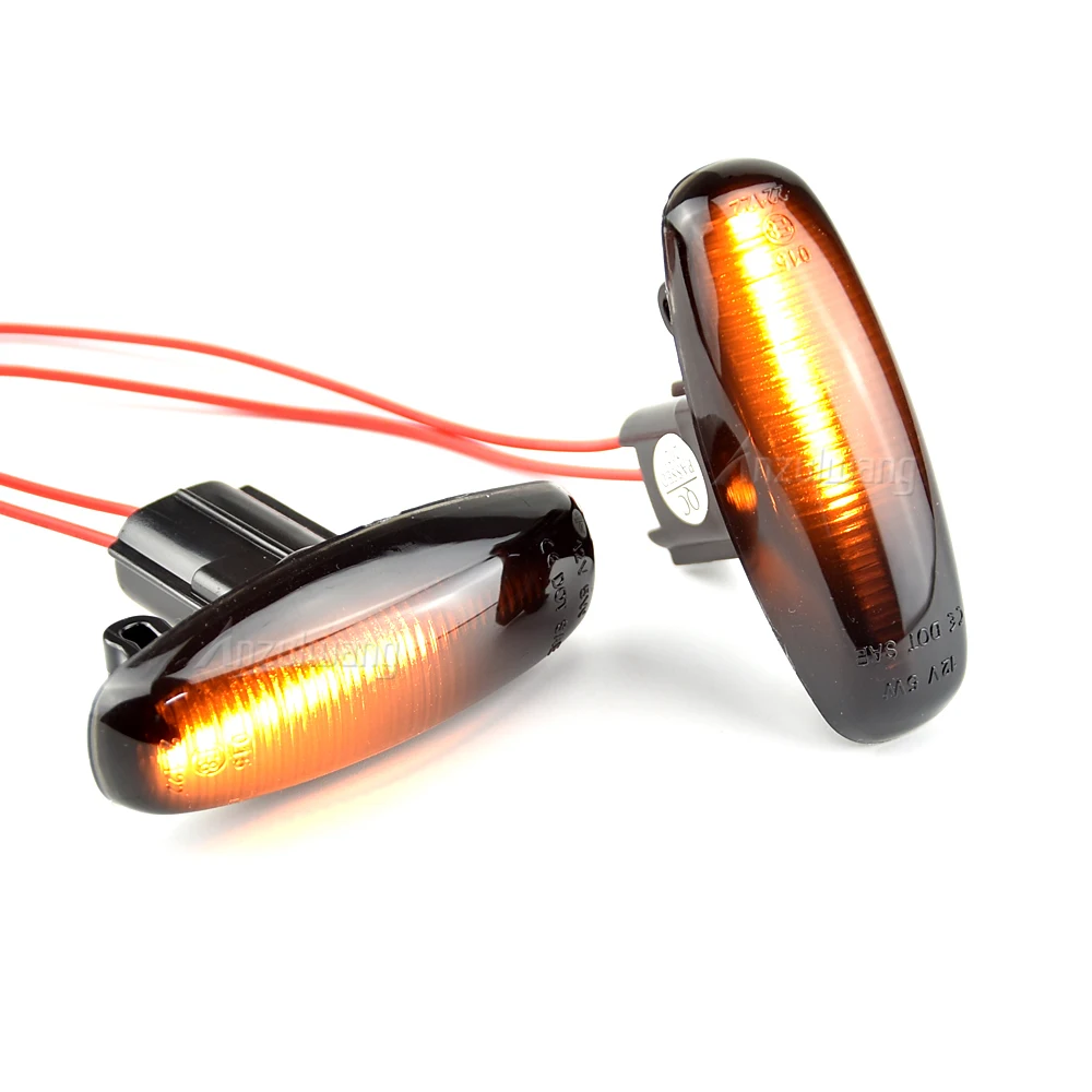 Clignotant latéral dynamique à LED pour Toyota Yadditif Vios, clignotant séquentiel, 2014, 2015, 2016, 2017-2019, 1 paire