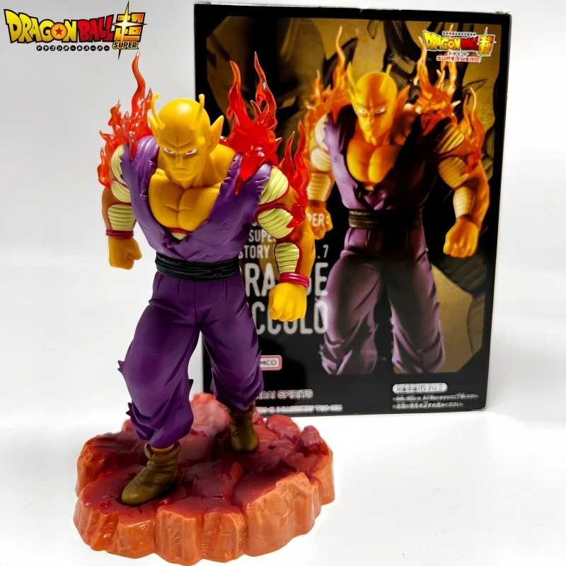 Bandai Dragon Ball Super Hero History Box Piccolo Orange Pvc Action Figures Banpresto Figurine Doll Toy Gifts