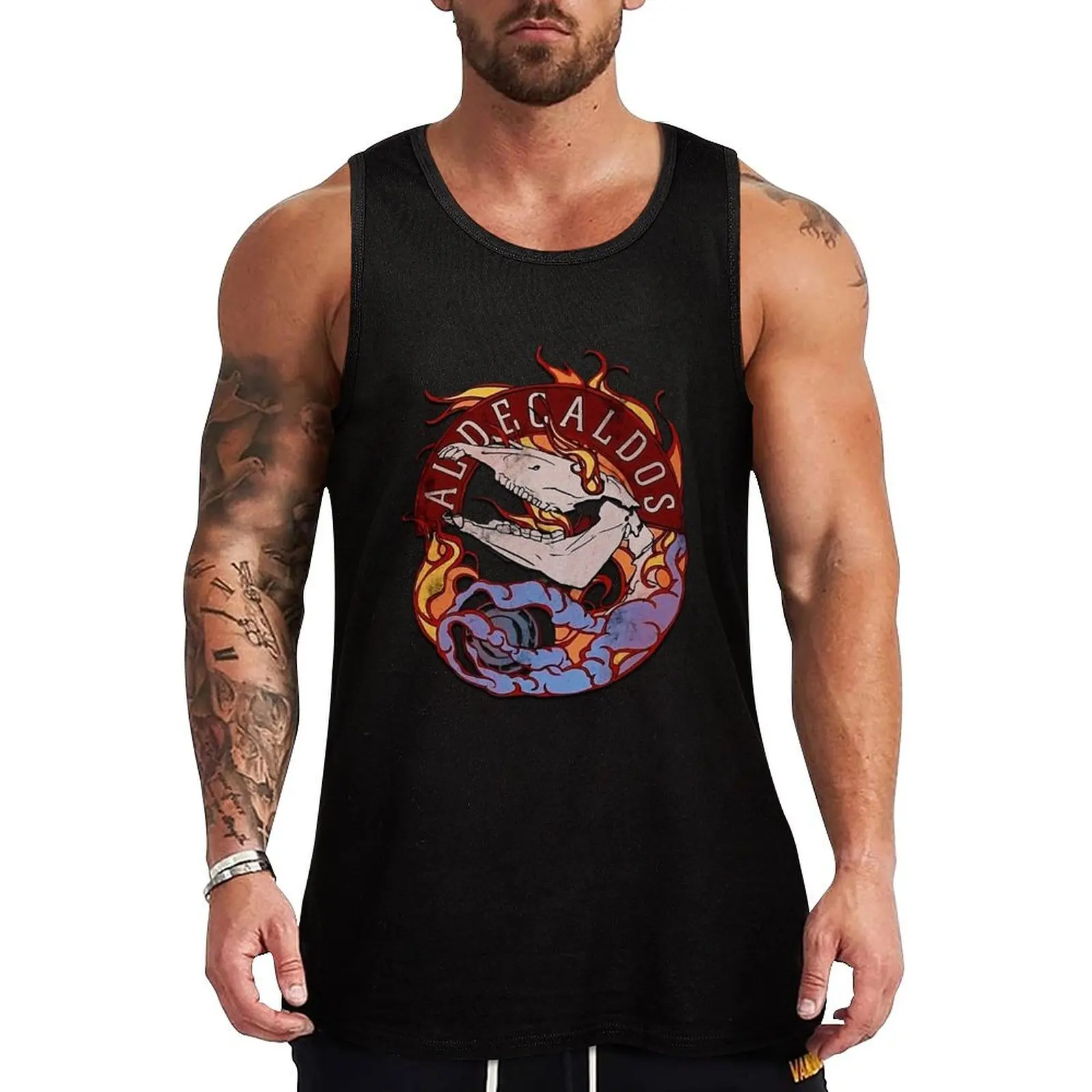 

Aldecaldos Nomad Logo Tank Top Gym man gym clothes man gym accessories man