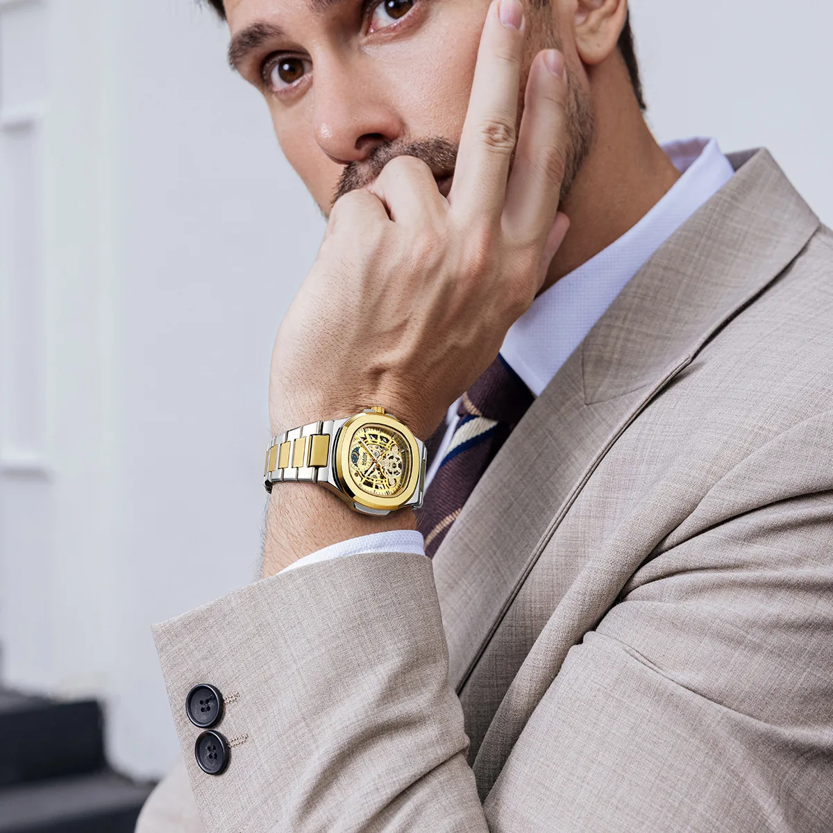 Mark Fairwhale Brand's New Nautilus Automatic Mechanical Watch