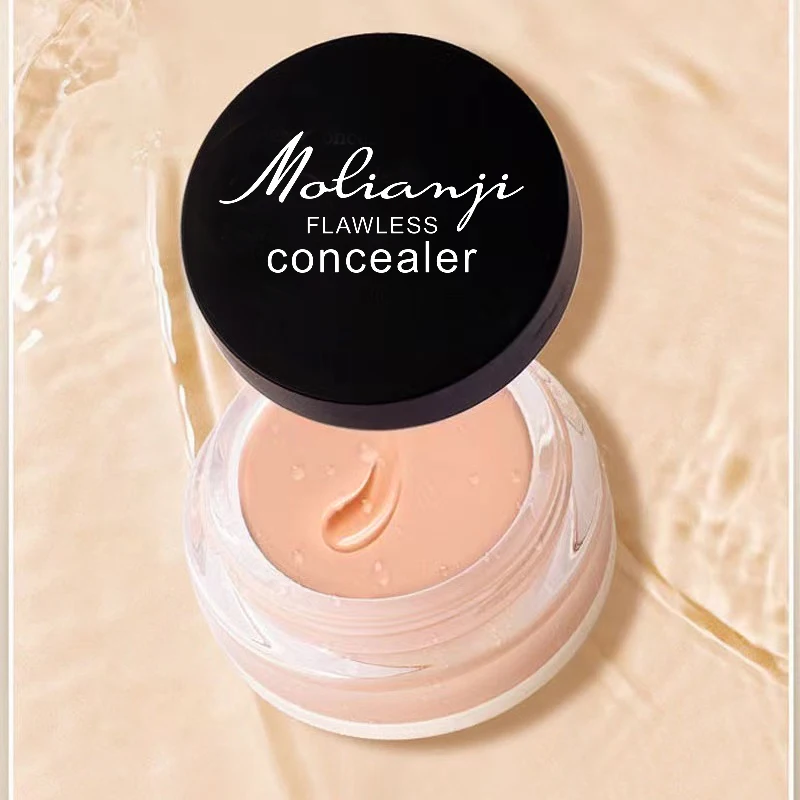 Corrector, corrector de cobertura total, efecto de maquillaje mate natural, base líquida resistente al agua y de larga duración, adecuado para Cov