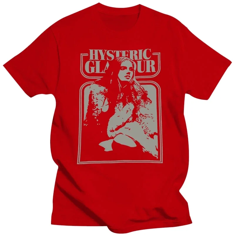 Hysteric Glamour Printed T-shirt Man Women Cotton T-shirt Men's T-shirts 2026 Summer Men's Clothing Tops High Quality Streetwear