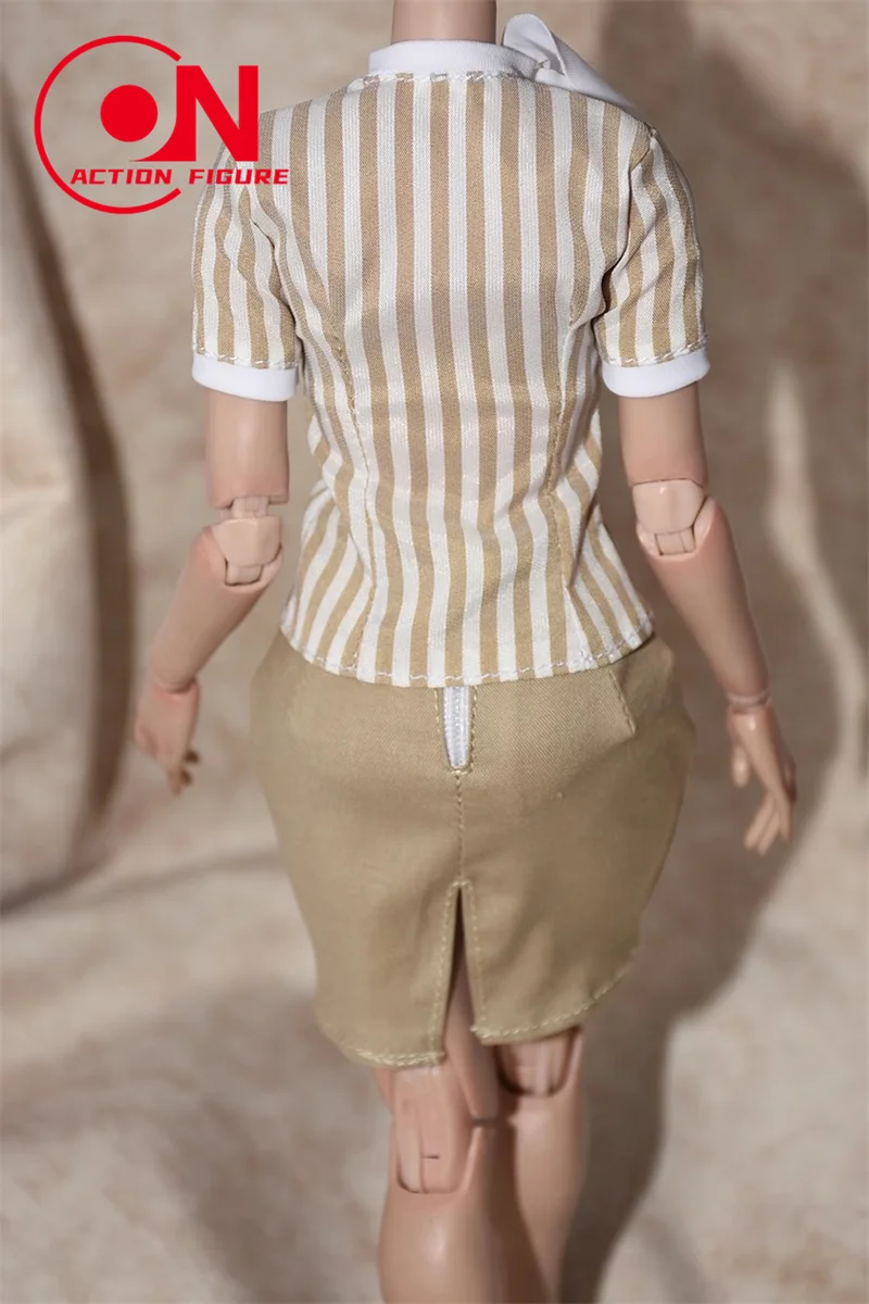 Disfraz personalizado 1/6 OL, uniforme de azafata, modelo de ropa que se ajusta a 12 "TBL S52 Worldbox AT202, figura de acción de soldado femenino