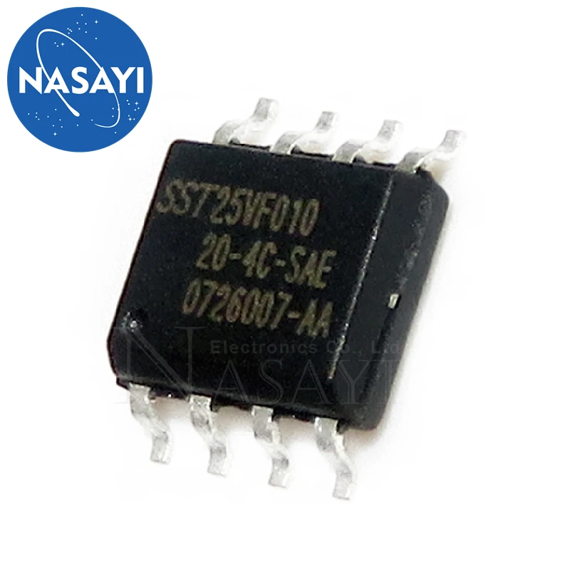 

10PCS SST25VF010-20-4C-SAE SST25VF010 SOP-8