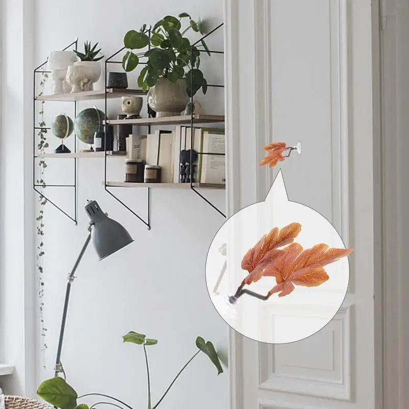 Fish Breeding Resting Leaf Betta Fish Plant Leaf Betta Fish Plant Leaf Resting Place with Suction Cup for Fish Tank Landscaping