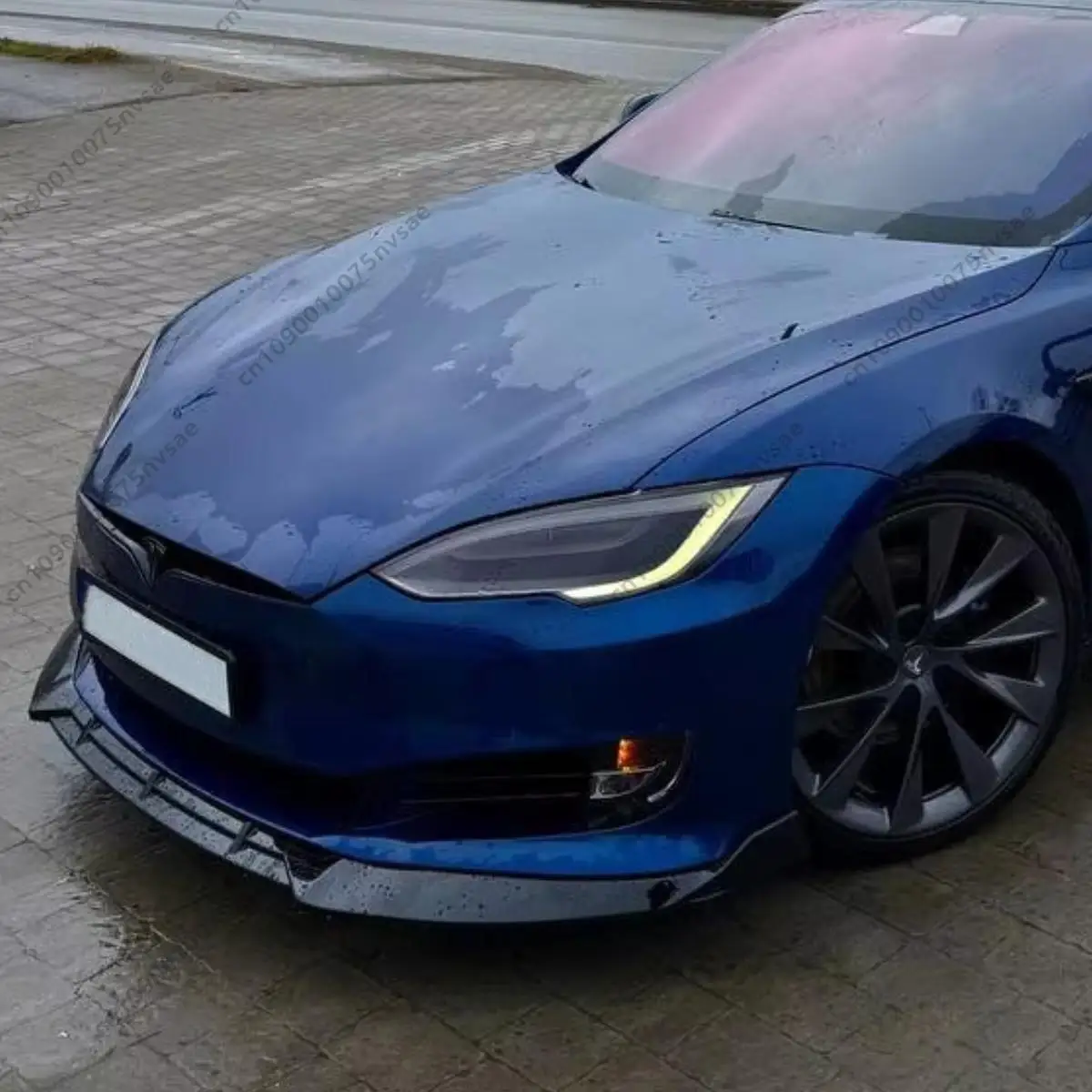 

Накладка-сплиттер на передний бампер для Tesla Model S 2016-2020, спойлер-диффузор, нижний обвес, защита под бампер, черный ABS, тюнинг-комплект