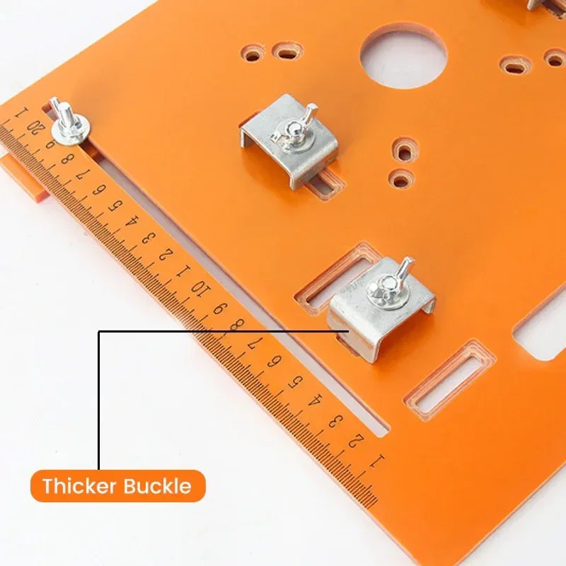 HI-Q circular saw guide rail base plate, adjustable cutting machine, electric wood guide rail, saw seat, woodworking table acces