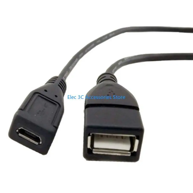 Y51A USB 2.0 Female to USB Female Connector Data Sync for Laptop USB Charging Adapter