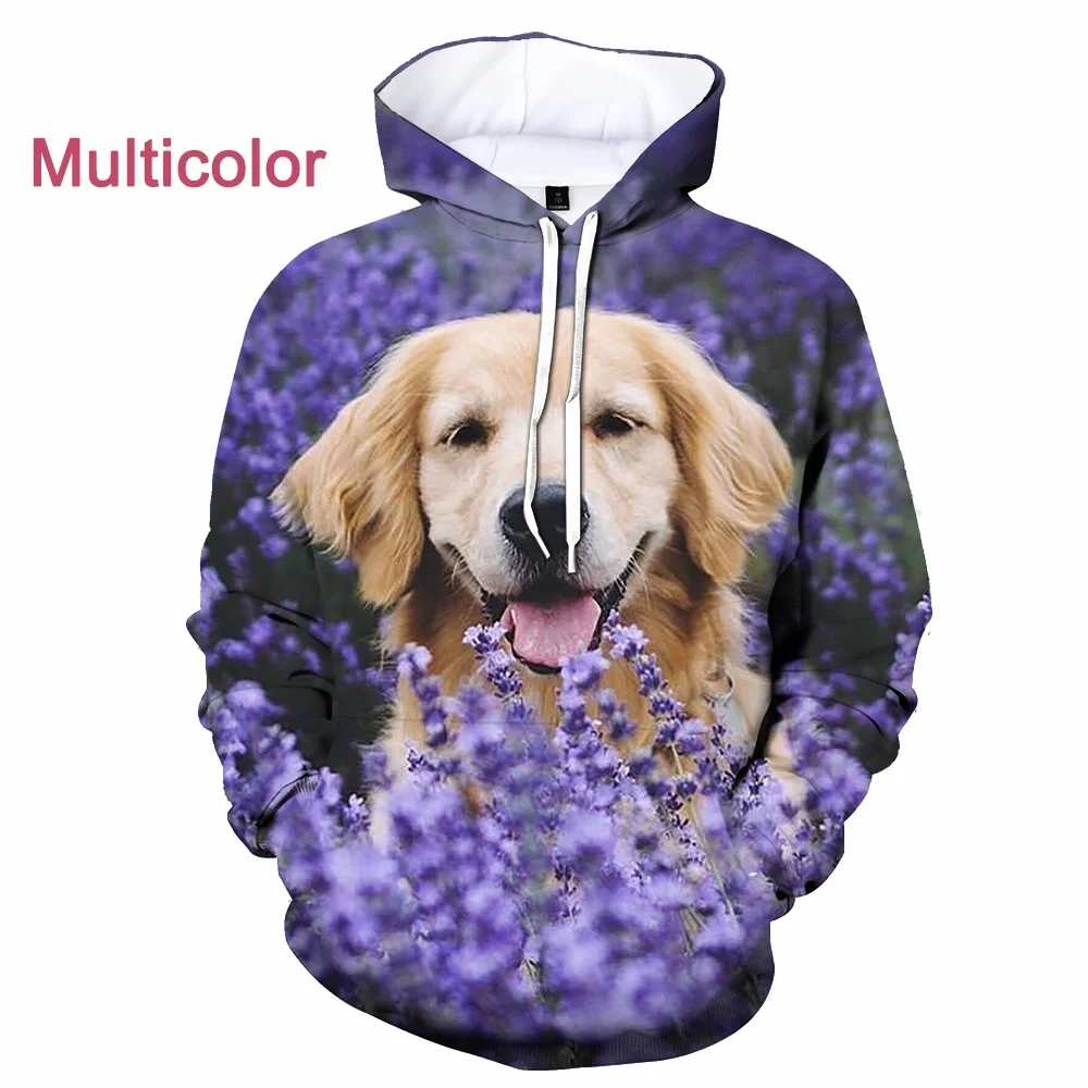 Newest Labrador Retriever 3D Hoodie Personality Fashion Pet Dog Men Women Fun Casual Hip-hop Pullover Hoodie