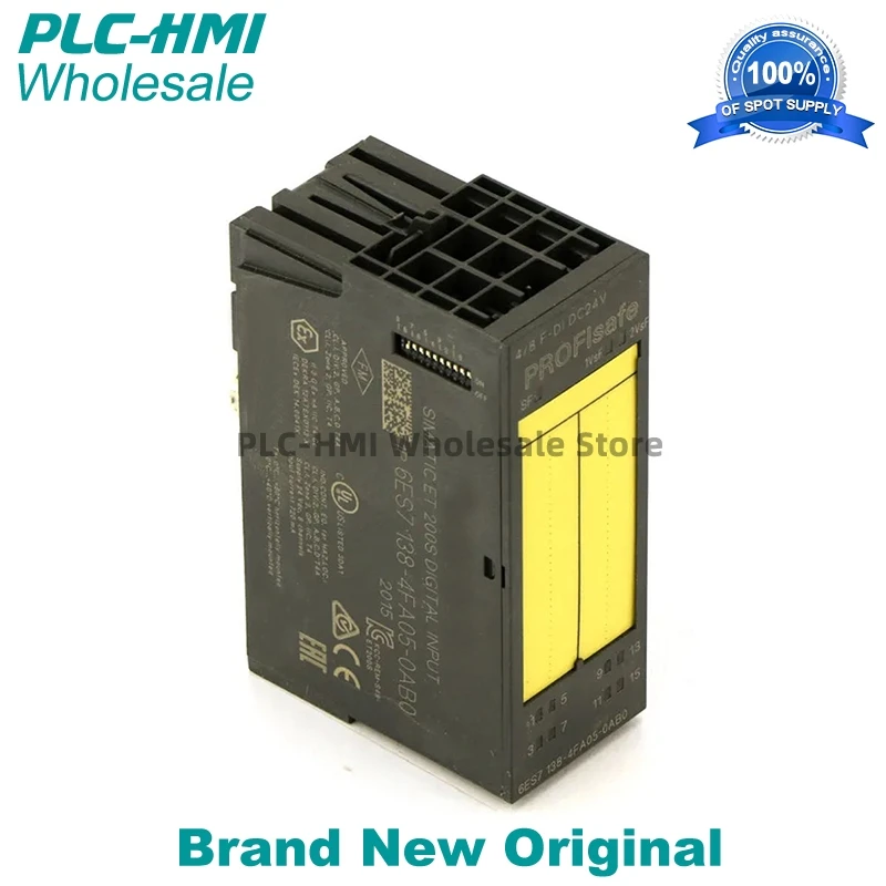 6ES7138-4FA05-0AB0 6ES71384FA050AB0 SIMATIC DP, Electronics module f. ET200S, 4/8 F-DI PROFIsafe Original Brand New