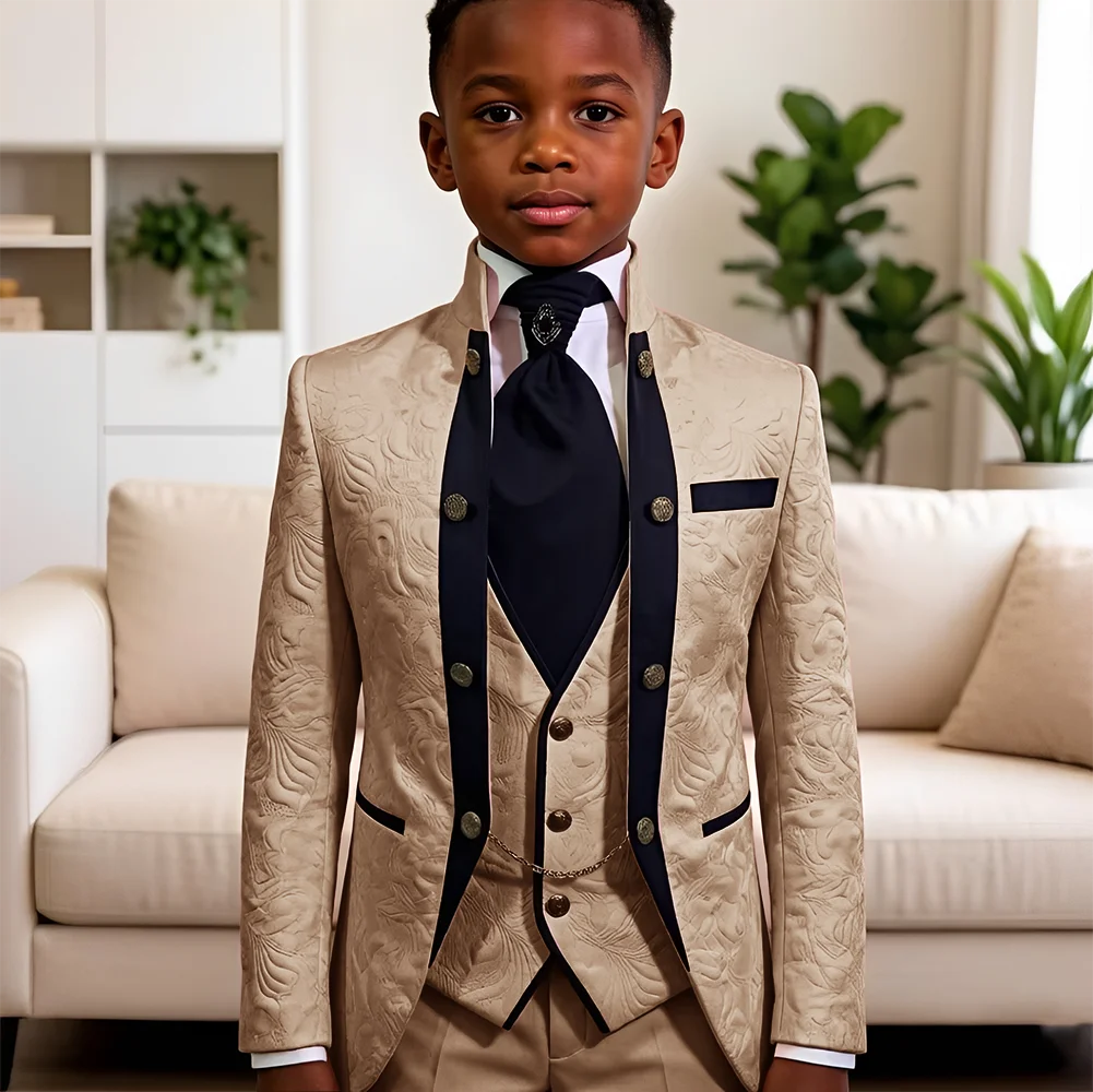 champagne-jacquard-3-piece-boys'-suit-jacket-trousers-vest-–-children's-wedding-tuxedo-–-latest-custom-style-suit