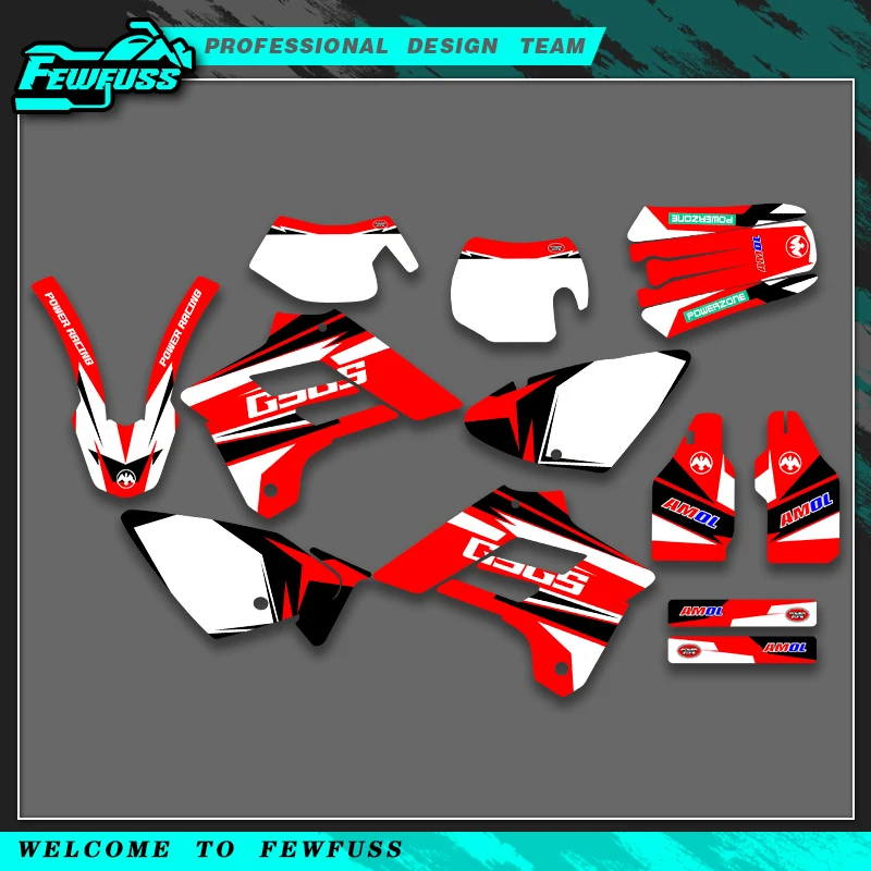 

Fewfuss для GAS GAS GasGas EC 125 250 300 450 2002 2003 2004 2005 2006, графические наклейки, наклейки, фон мотоцикла