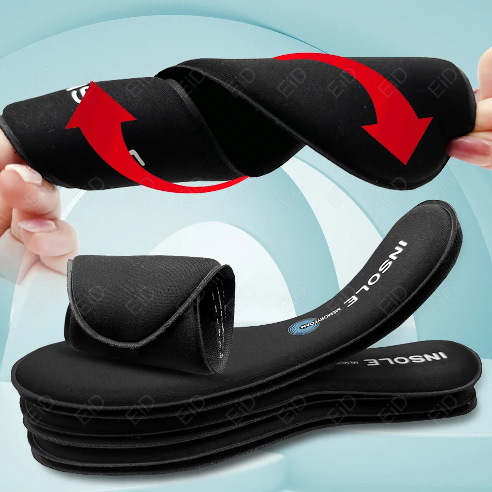 EiD Memory Foam Sport Insoles Super Soft High Elasticity Shoe Pad Anti-pain Deodorant Cushion Arch Support Running Insole Unisex