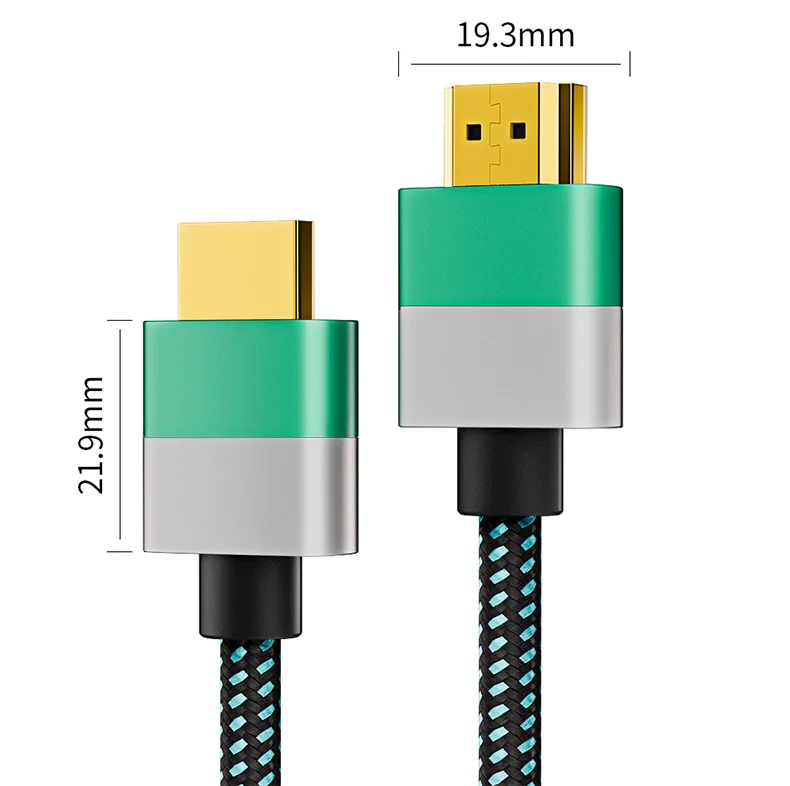 HDMI 2.1 Kabel 48 Gbit/s Hochgeschwindigkeits-8K60Hz 4K HDMI-kompatibles Kabel für Switch, Laptop, Monitor, Kamera, TV, Projektor – Detail 17