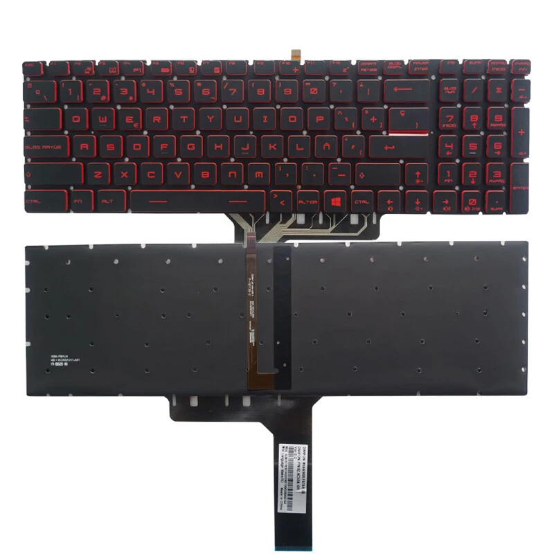 d+NEW for MSI Gaming GE62 2QC 2QD 2QE 2QF 2QL Latin Spanish Keyboard