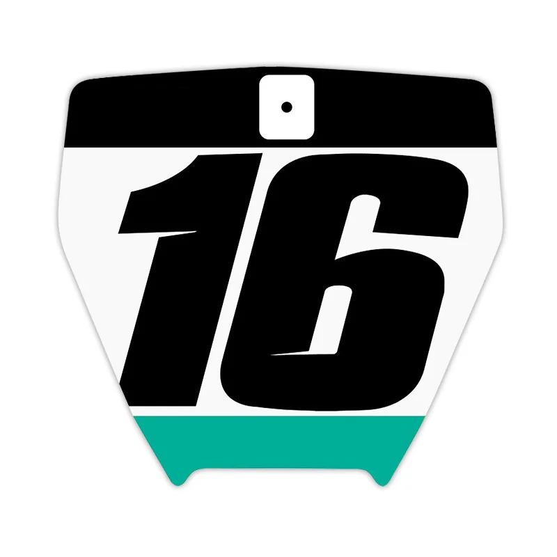 Racing Number Plate Waterproof Vinyl Sticker Decal For Motorcycle Fairing ATV Race Bike Modification Accessories image 4