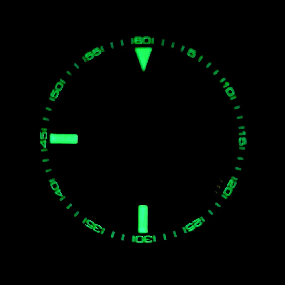 Watch Dial N H35 Dial Roma Dial Custom logo Metal Numbers dial Green Luminous dial Fit N H35 N H36 movement watch accessories