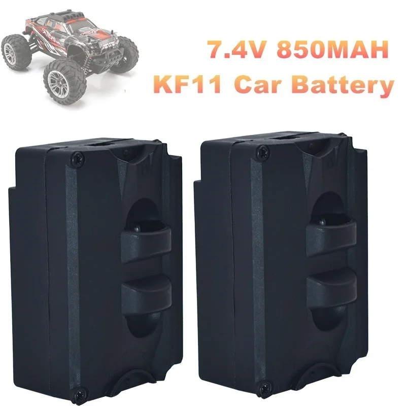 2 Stück für KF11 Rc Autobatterie 7,4 V 850 mAh Li-Ion Akku KF11 4WD Fernbedienung Fahrzeug KF11 Batterie 603048
