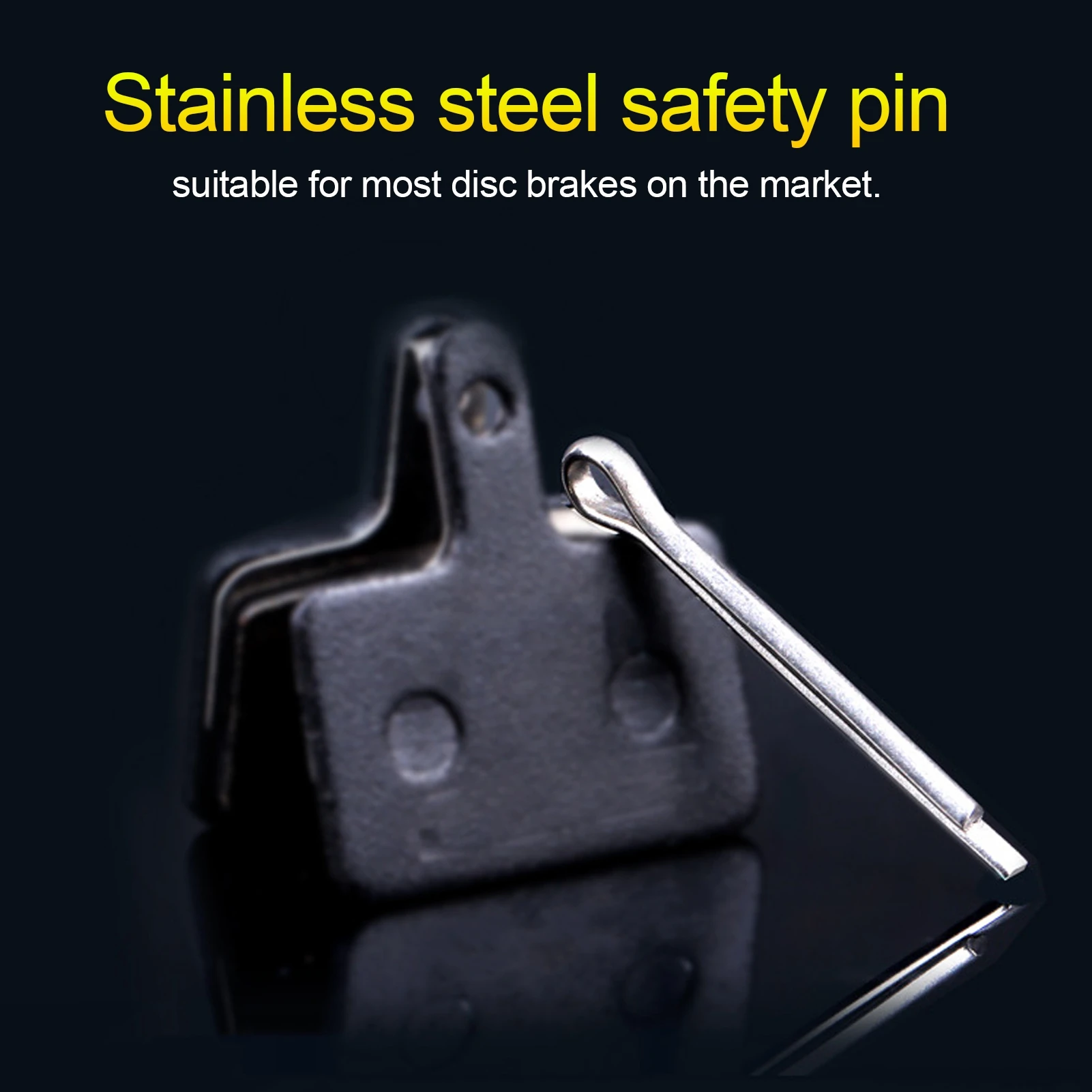 Disc Brake Pads Lock Pins RISK /set Bike Disc Brake Pads Lock Pins Rustproof Stainless Steel Split Cotter Lock Pin