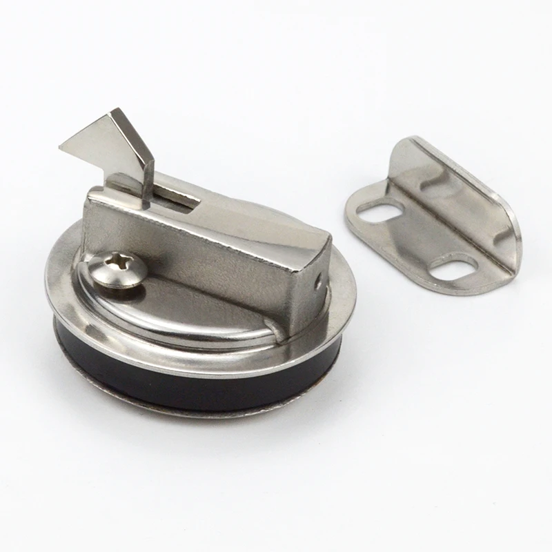 Factory Outlets Pull Ring Lock Panel Cabinet Lock Surface Chrome Plated Industrial Round Cabinet Lock Hardware Products