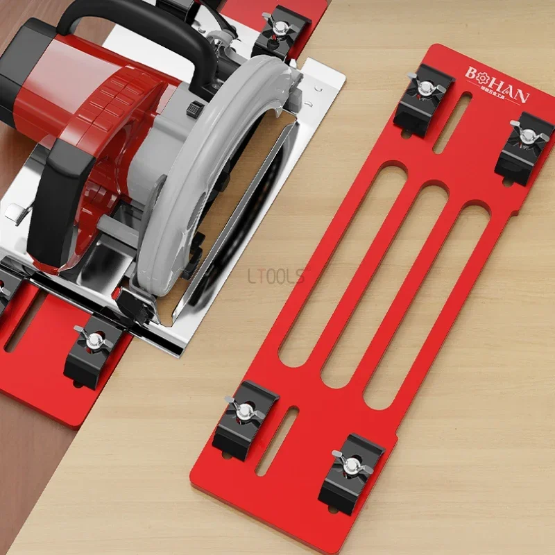 Imagem -02 - Cutting Machine Base Plate Electric Circular Saw Flip Cover Plate Flip-floor Table Adjustable Cutter Machine Posiçãoing Plate