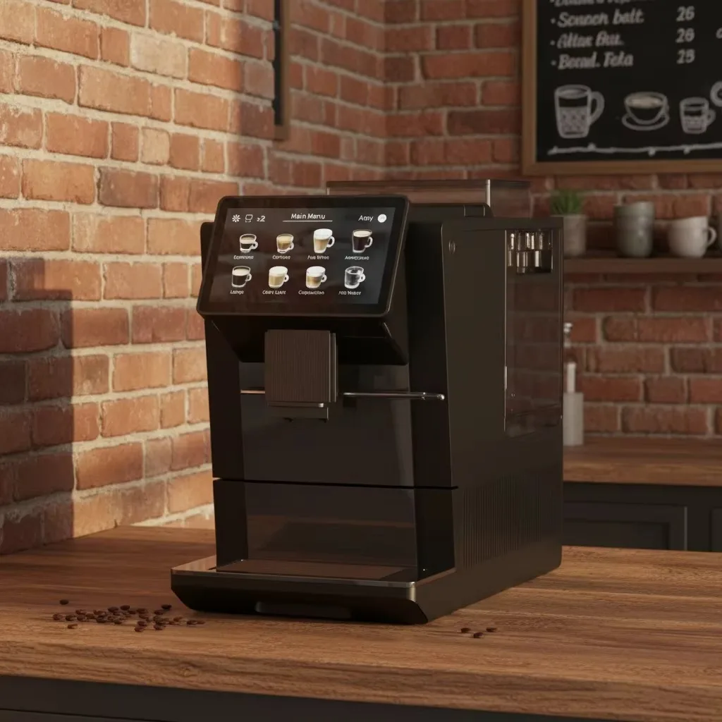 

Cost Effective 15 Bar High Pressure Extraction Self Cleaning Auto Shut Off Fully Automatic Smart Coffee Maker for