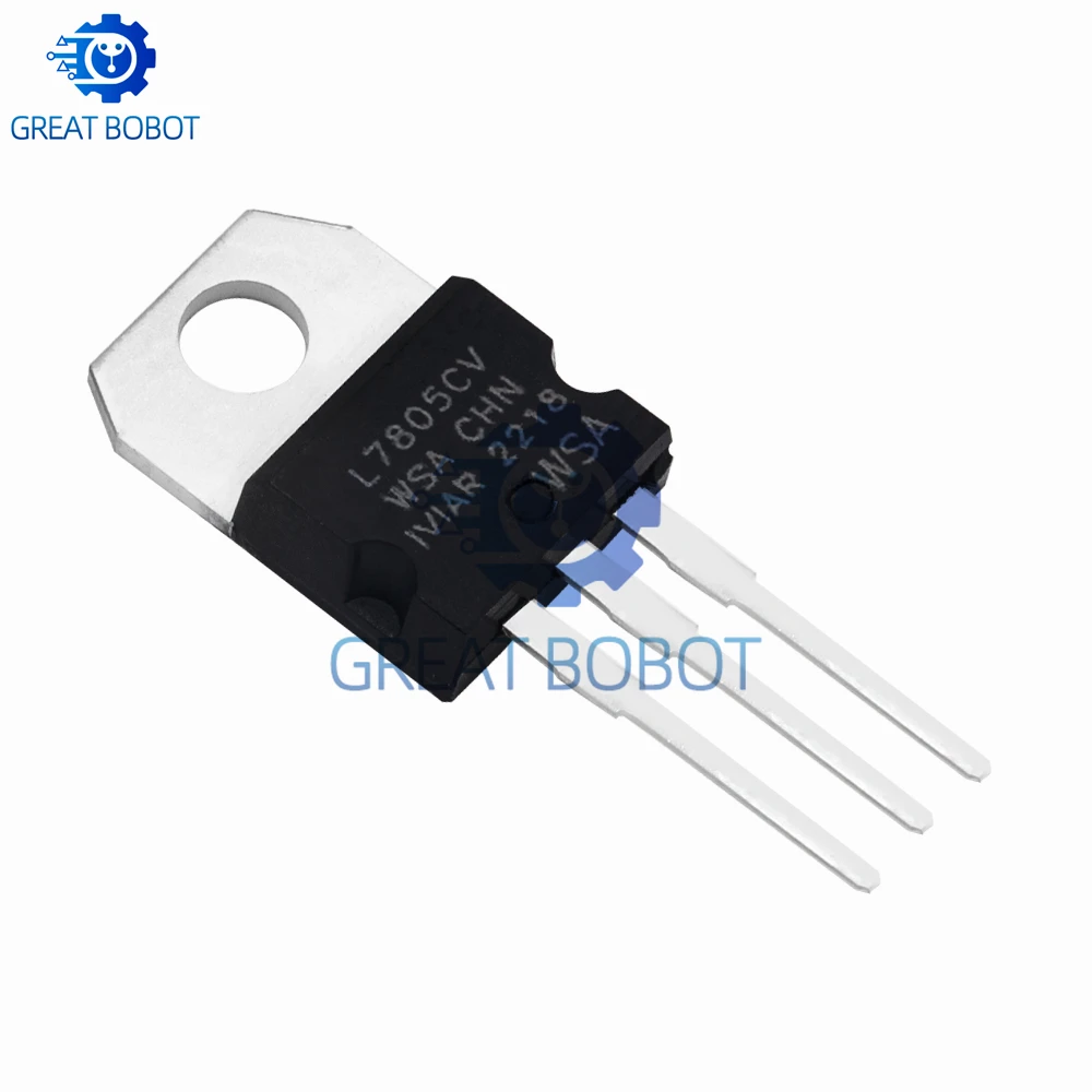 10PCS L7805CV TO-220, 5V 1.5A Positive Voltage Regulator Power Supply IC