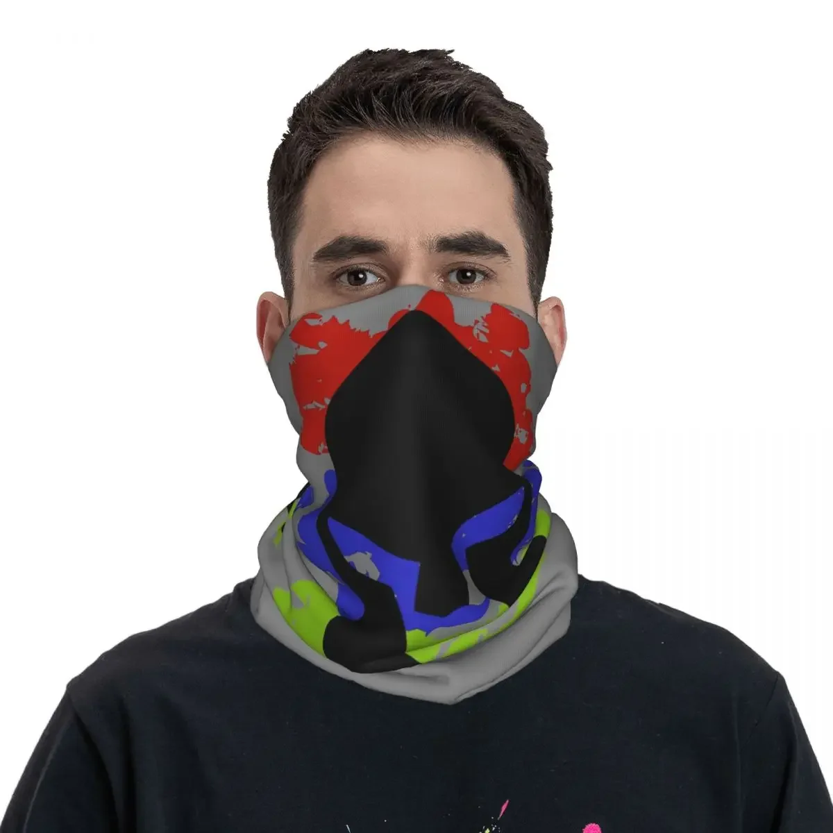 Novelty Spartan Colors Merch Bandana Neck Gaiter Spartan Race Mask Scarf Multi-use Riding Face Mask Unisex Windproof