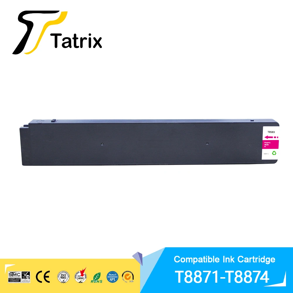 Tatrix T887 T8871 T8872 T8873 T8874 قسط متوافق اللون النافثة للحبر خرطوشة الحبر لإبسون القوى العاملة المؤسسة WF-C17590