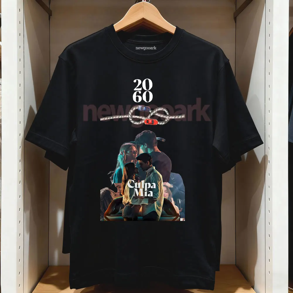 أفلام رومانسية إسبانية جديدة Culpa Nuestra جرافيك تي شيرت نوح موران نيك ليستر خطأنا قميص امرأة رجل قطن زوجين قميص