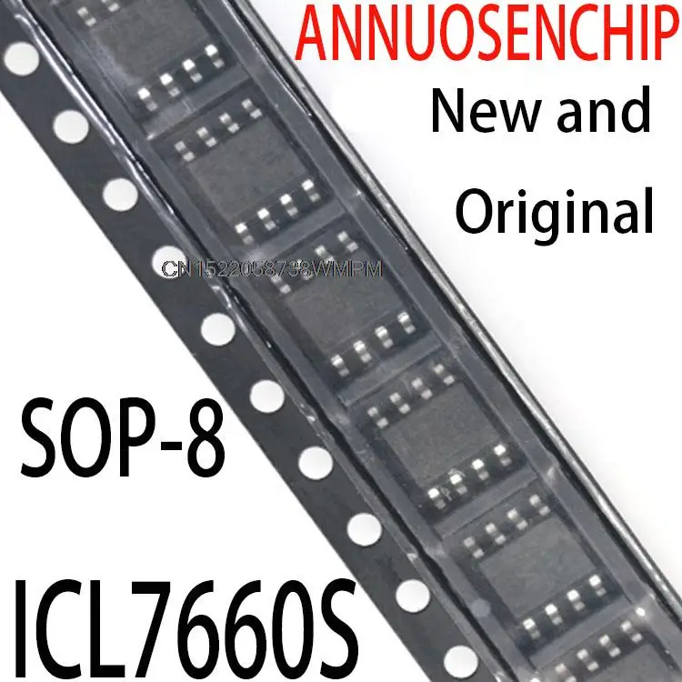 10PCS New and Original  ICL7660 7660S  SOP-8 ICL7660AIBAZ 7660 ICL7660S