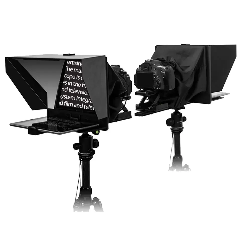 TYST Video TY-320Pro 15 inch Teleprompter for Tablet for Outdoor Interview Speech DSLR Camera Prompter