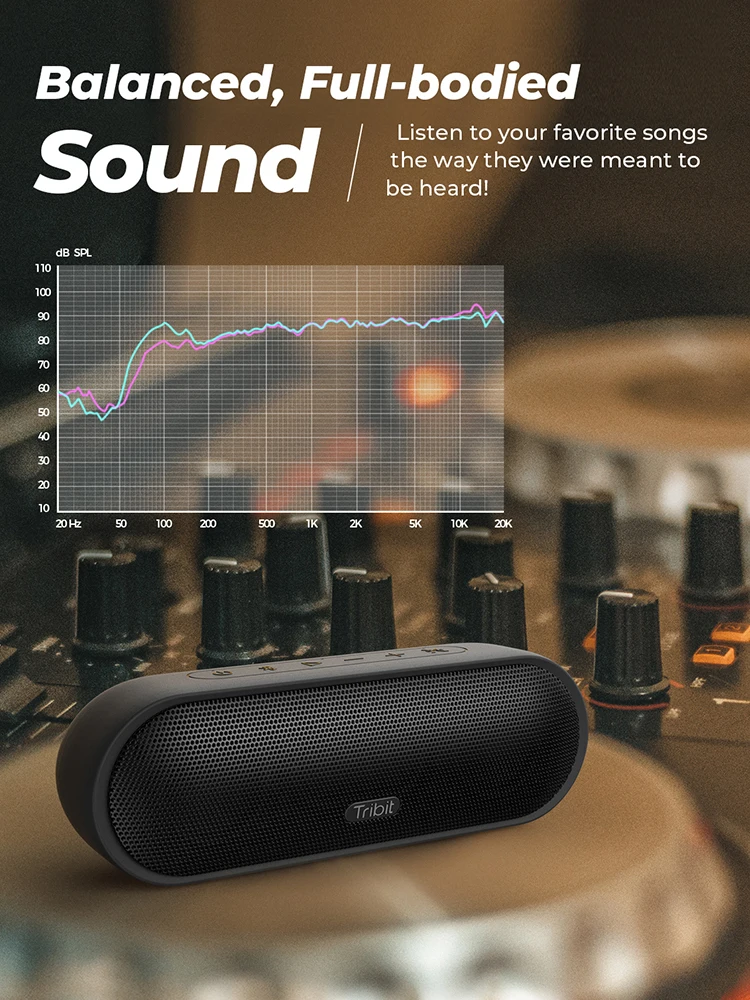Altoparlante Bluetooth Wireless portatile Tribit MaxSound Plus altoparlante Bluetooth impermeabile IPX7 24 ore di riproduzione per feste, campeggio