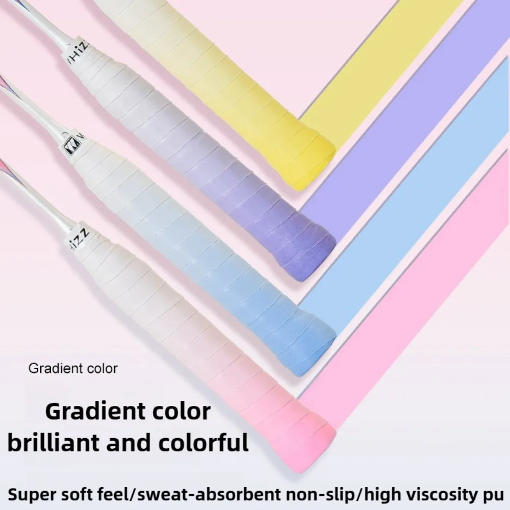 شريط قبضة فقاعات أورورا عالي الجودة مقاوم للصدمات وغير قابل للانزلاق مريح ماص للعرق وجيد التهوية لتنس الريشة