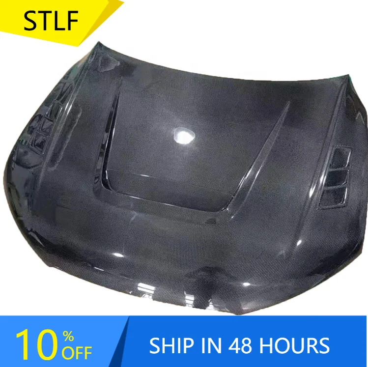 

STLFReal Carbon Fiber Engine Hood for Audis A7 S7 C7.5 Hood 2016 2017 2018
