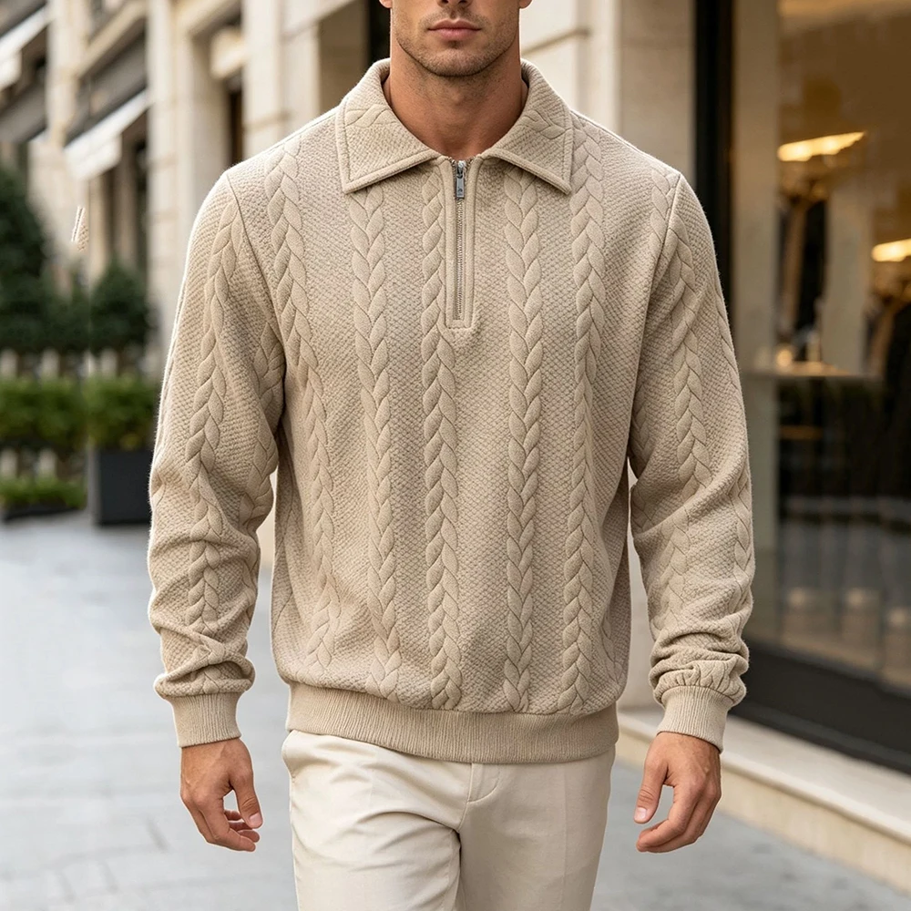 Outdoor Men Zipper Sweatshirts Spring Quarter Zip Pullover Half Zipper Hoodie for Men Gym Man Autumn Solid Men's Sweatshirt Coat