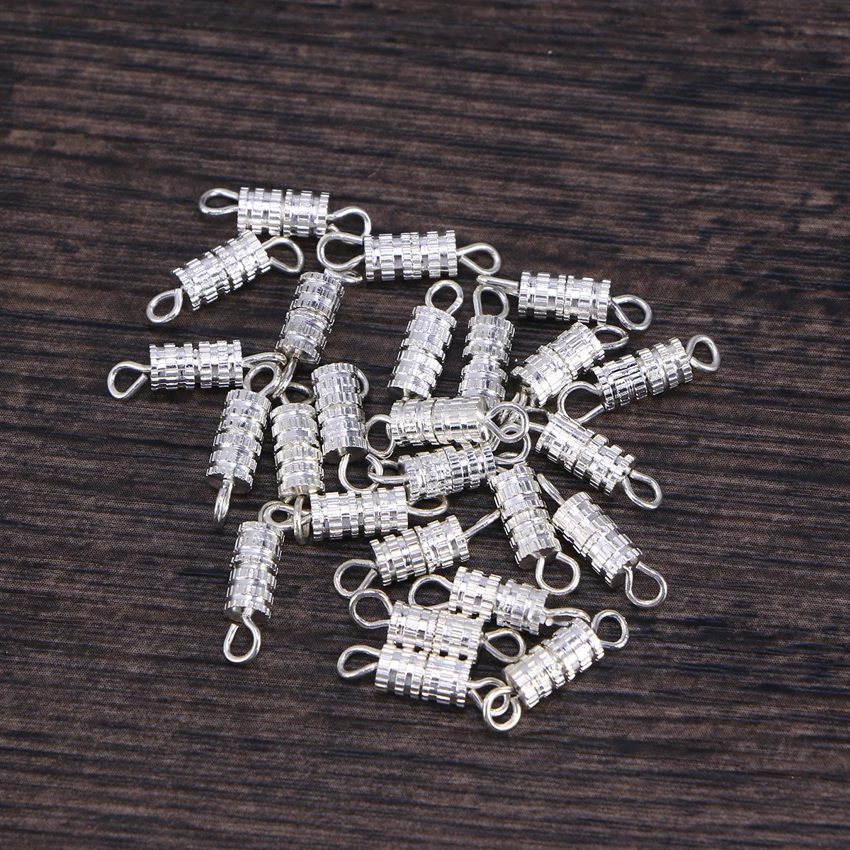 

20Pcs Copper Screw Tie Buckle Durable Barrel Clasps for Necklace Bracelet Jewelry DIY Craft Accessories Jewerly Clasps