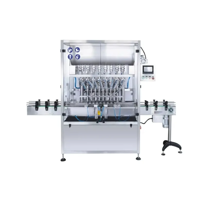 Automatic Liquid Filling Machine with Safety Cover Bottle Filler for Food and Daily Chemical Workshop