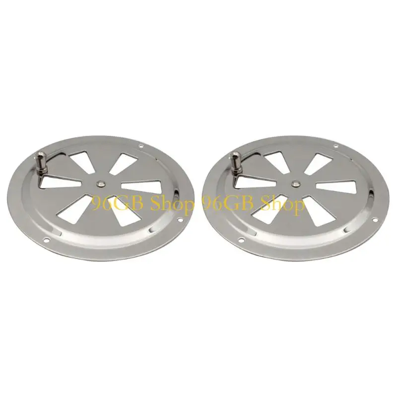 

96GB Premium Stainless Steel Boat Ventilation Grille Round Louvered Air Vent 5/6inch
