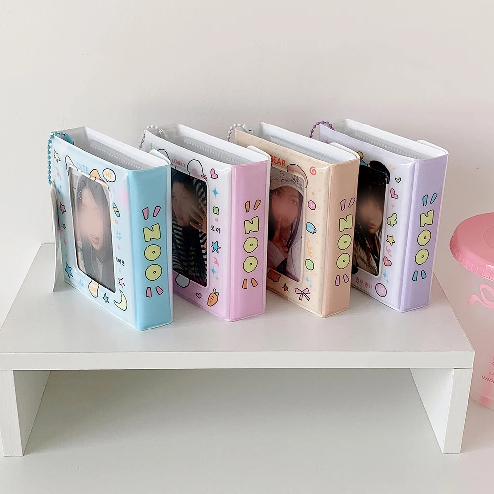 อัลบั้มรูปการ์ตูนลูกแมวสามนิ้วเวอร์ชั่นเกาหลี หนังสือบัตรนักเรียน ดาวโพลารอยด์ไล่หนังสือเก็บบัตรขนาดเล็ก